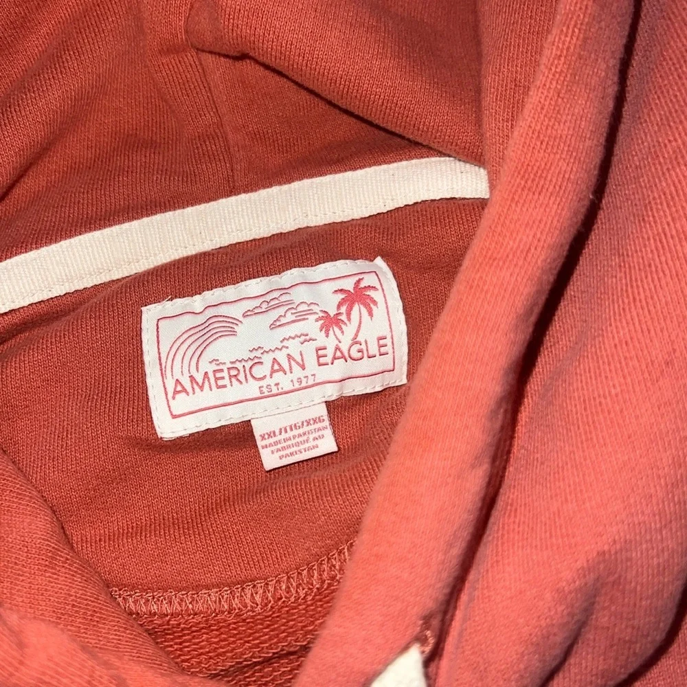AMERICAN EAGLE Hoodie Salmon color - Picture 4 of 4